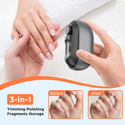 Bikitri Rechargable Electric Nail Clipper & Polisher Pro