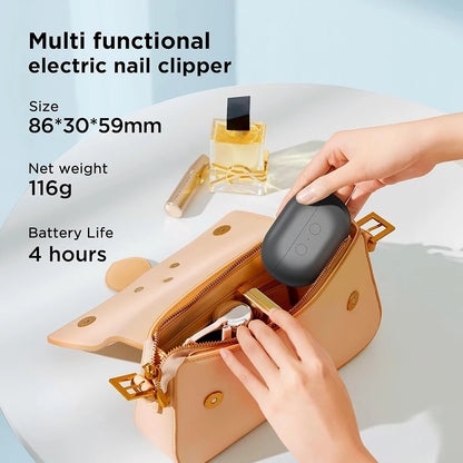 Bikitri Rechargable Electric Nail Clipper & Polisher Pro