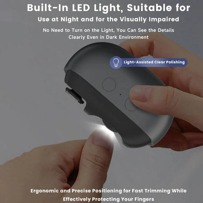 Bikitri Rechargable Electric Nail Clipper & Polisher Pro