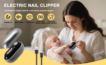Bikitri Rechargable Electric Nail Clipper & Polisher Pro