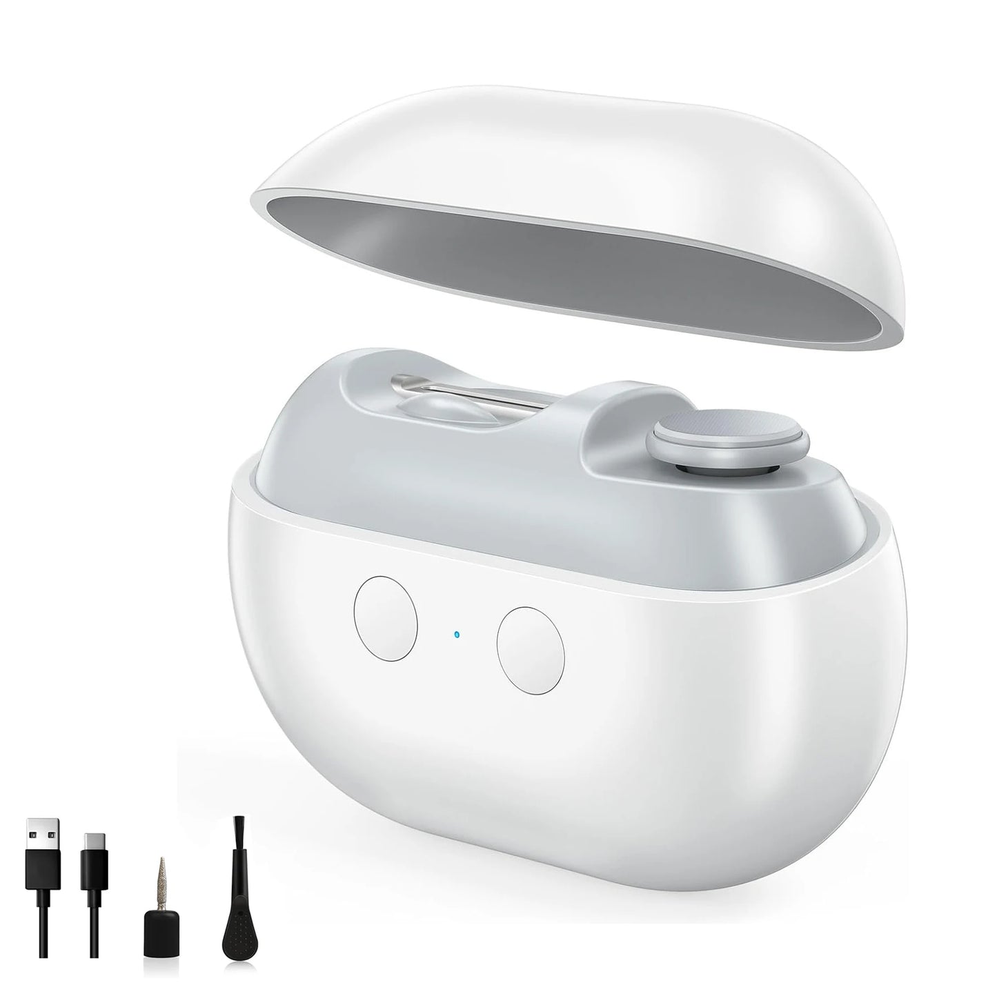 Bikitri Rechargable Electric Nail Clipper & Polisher Pro