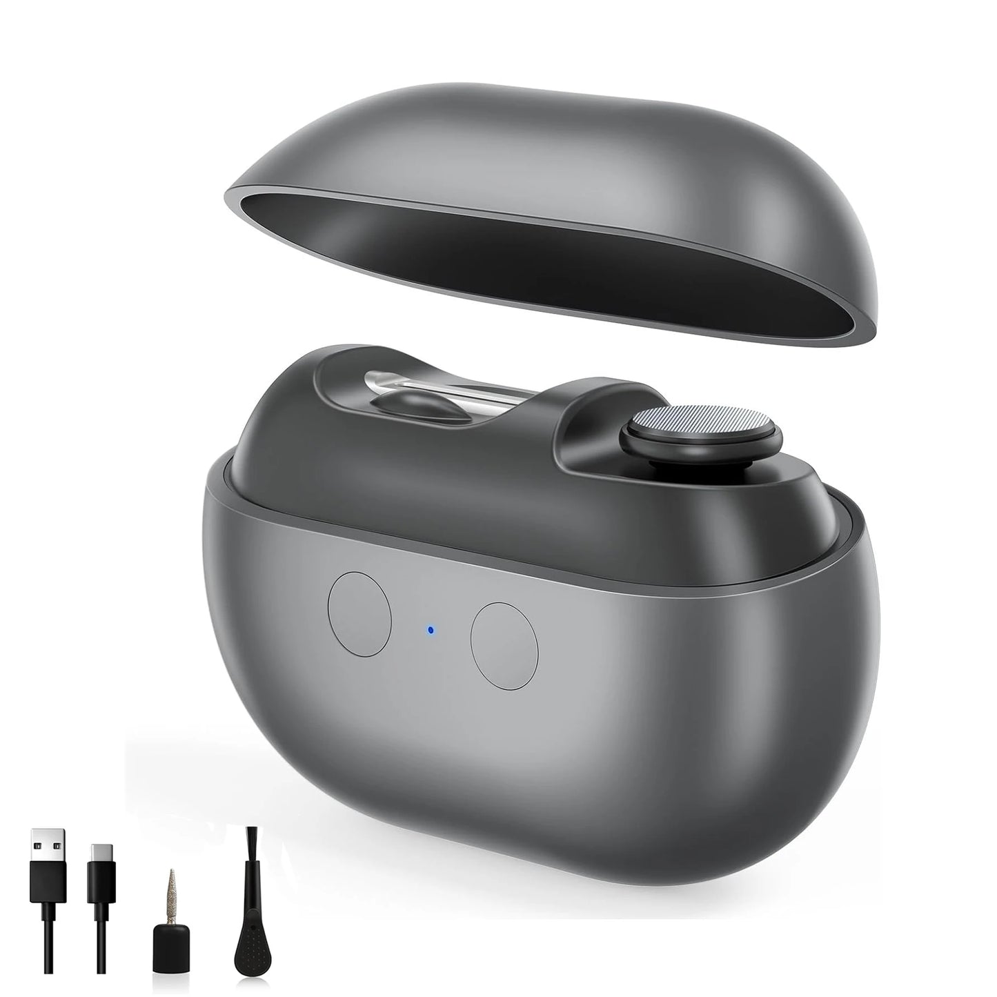 Bikitri Rechargable Electric Nail Clipper & Polisher Pro